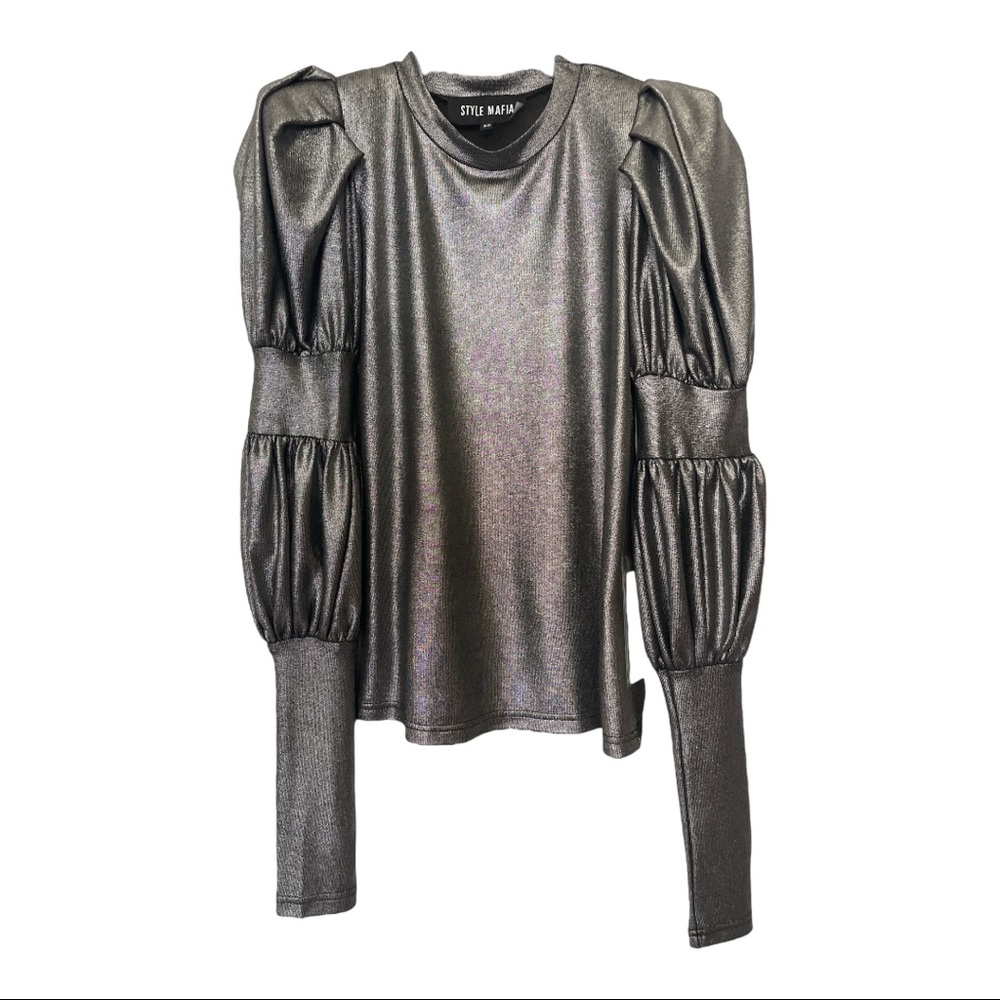 Style Mafia metallic top